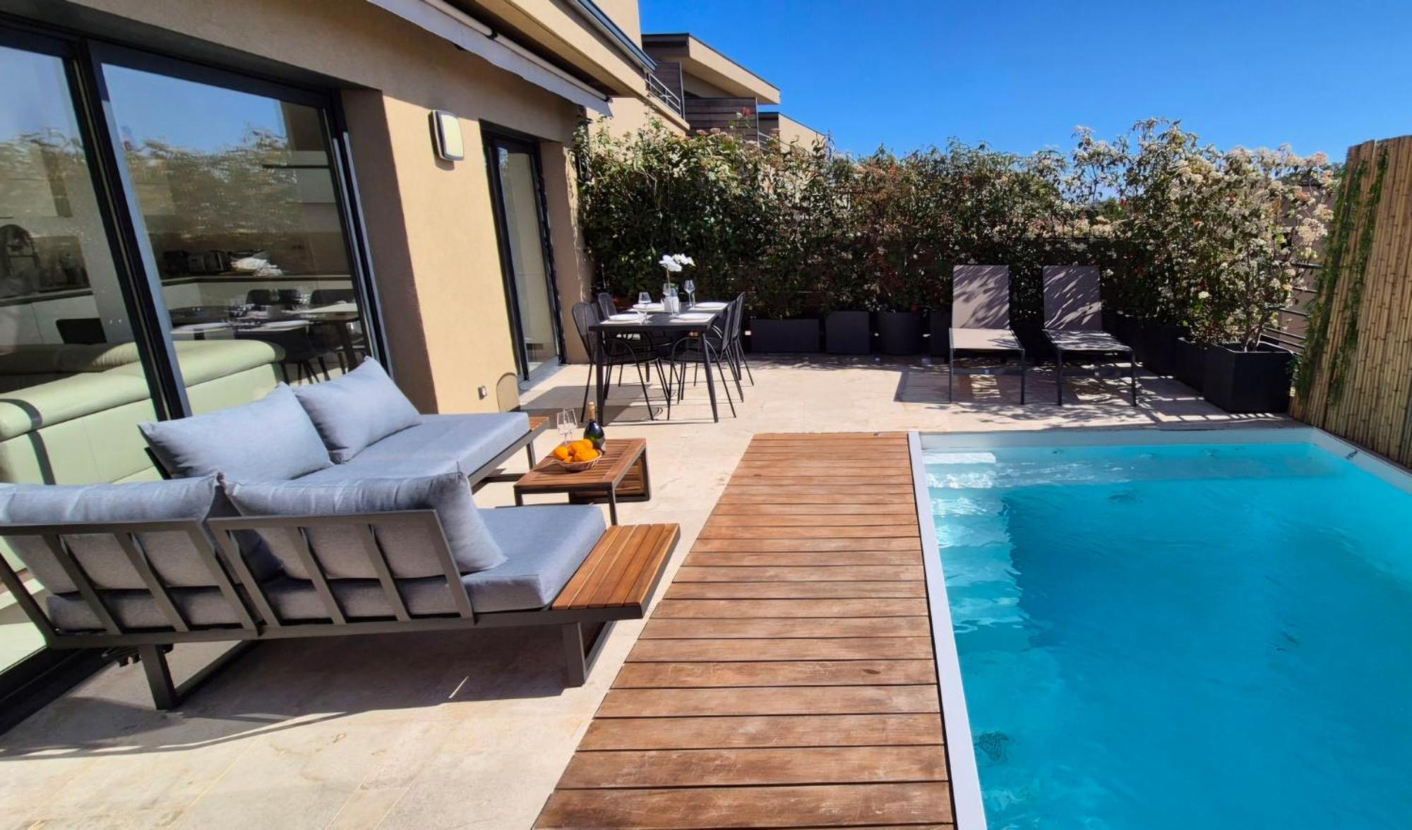 Villa Moderne De Standing Avec Piscine Privee A 400M De La Plage - 4 Chambres Conca Kültér fotó